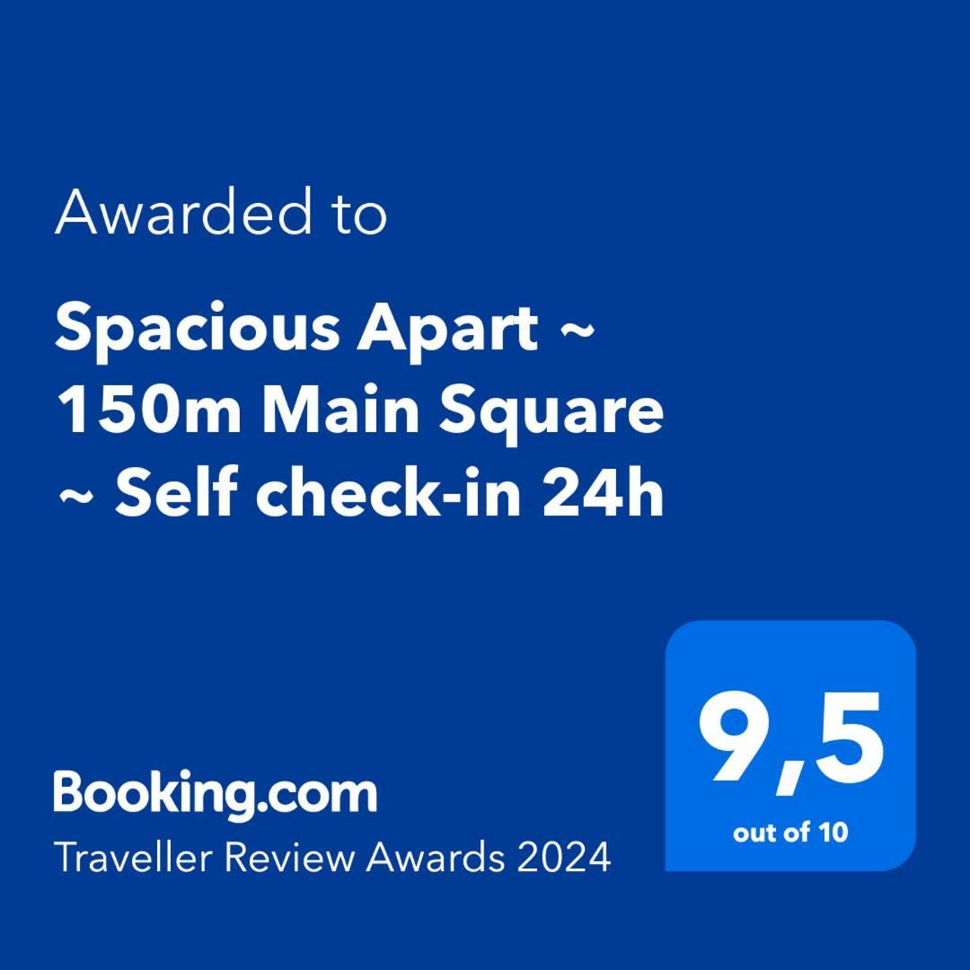 Spacious Apart ~ 150M Main Square ~ Self Check-In 24H Wrocław Kültér fotó
